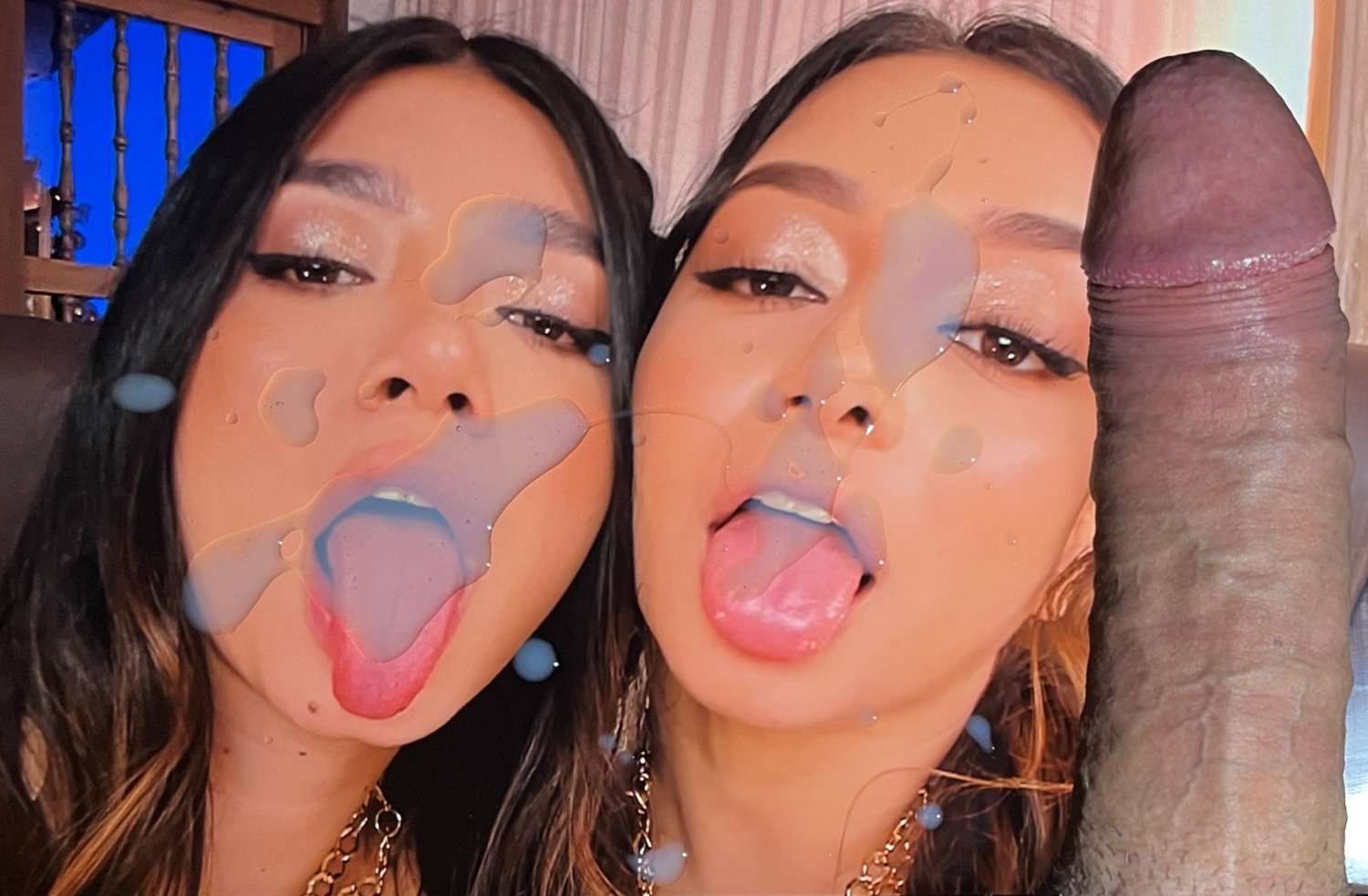 Mariana Silva and Jessie Daniels cum on faces #haJR6Pw4